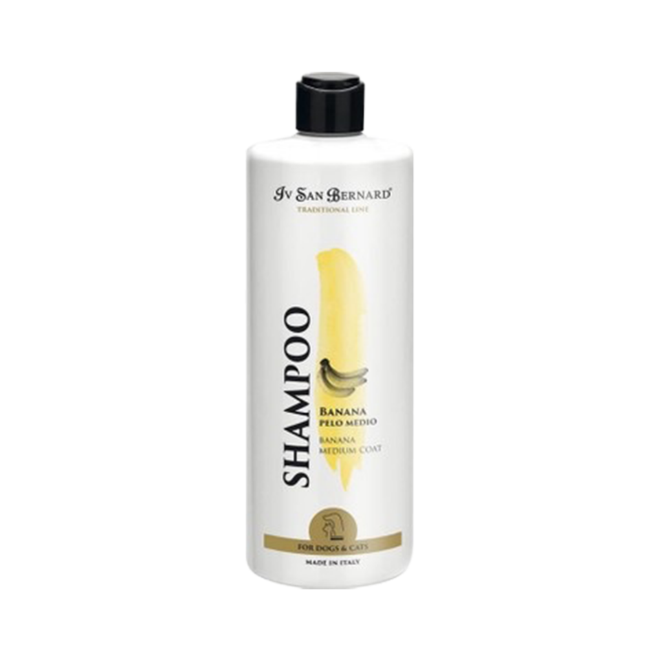 Iv San Bernard Orta Uzun Tüylü Kedi ve Köpekler İçin Muzlu Şampuan (500 ml)