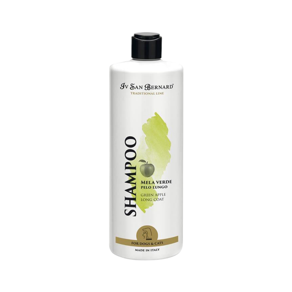 Iv San Bernard Uzun Tüylü Kedi ve Köpekler İçin Dolaşıklık Açıcı Yeşil Elmalı Şampuan (500 ml)