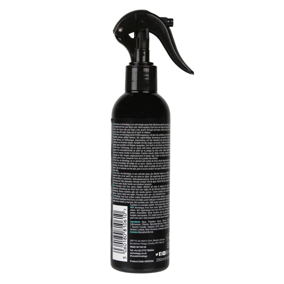 Animology Knot Sure Detangle Spray Kıtık Açıcı Parlatıcı Sprey 250 ML