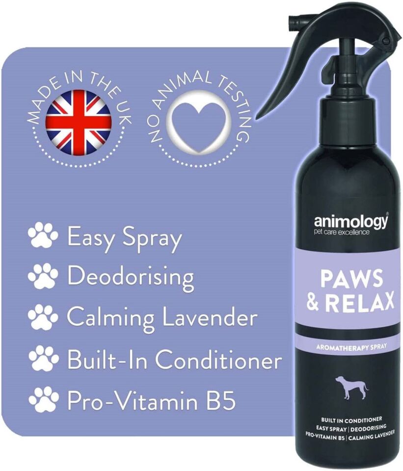 Animology Paws Relax Aromatherapy Spray Rahatlatıcı Köpek Tüy Bakım Spreyi 250 ML