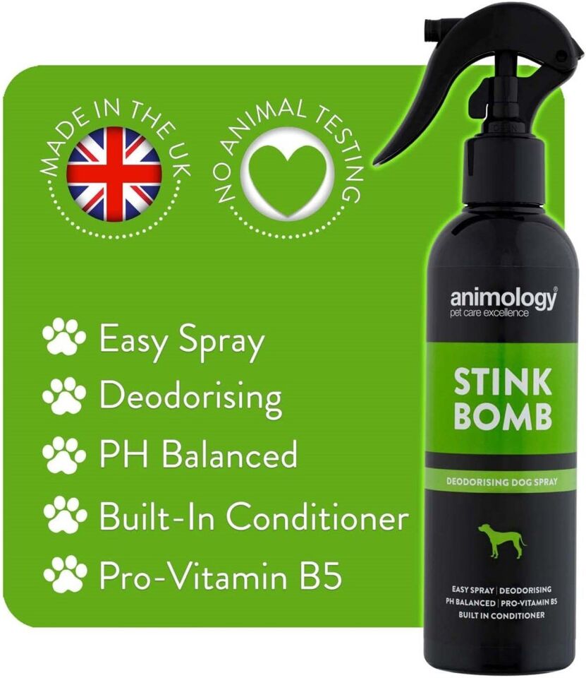 Animology Stink Bomb Spray Kötü Koku Giderici Köpek Bakım Spreyi 250 ML