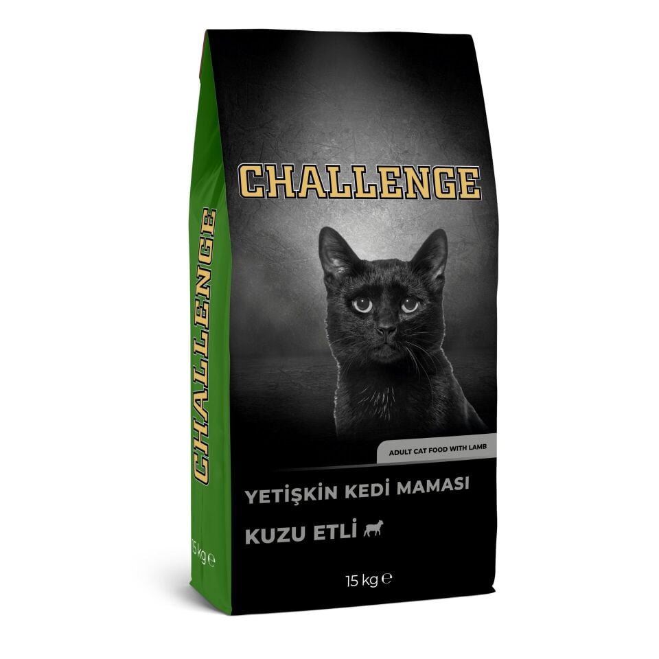 Challenge Kuzu Etli Yetişkin Kedi Maması 15Kg