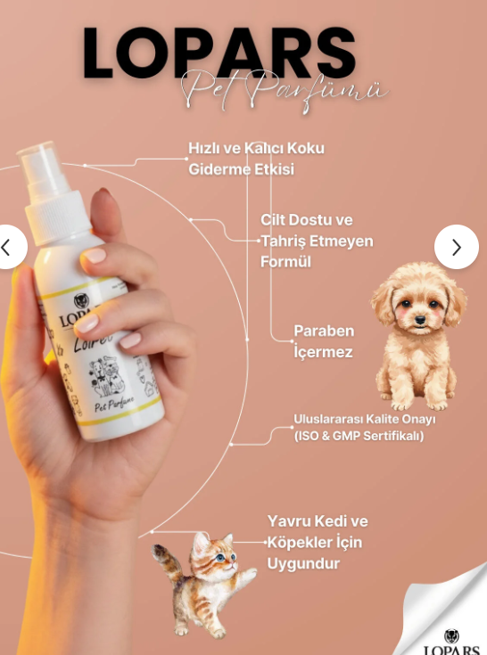 Lopars Rennes Evcil Hayvan Parfümü 100 ml