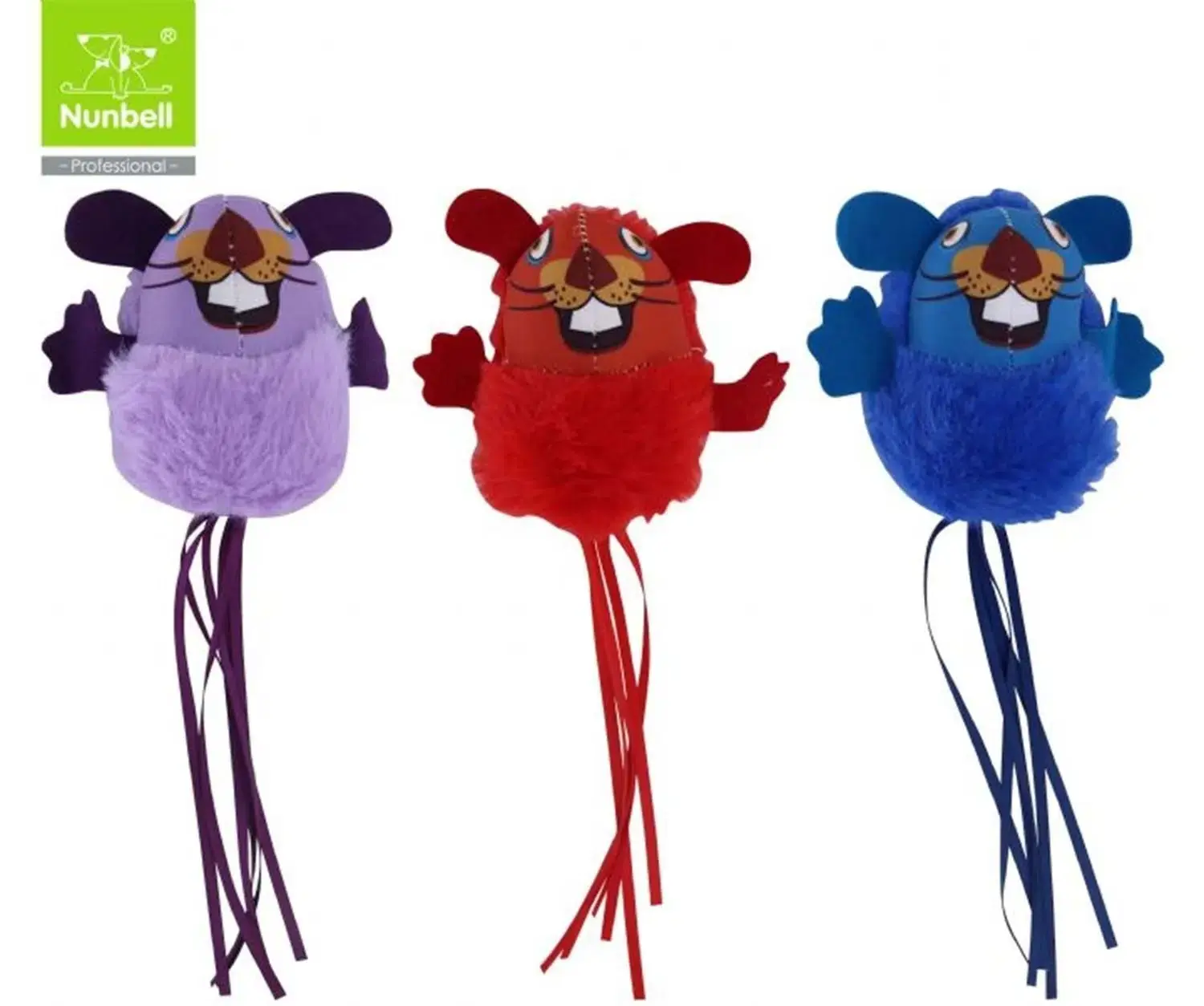 Nunbell Sesli Fare Peluş Kedi Oyuncağı
