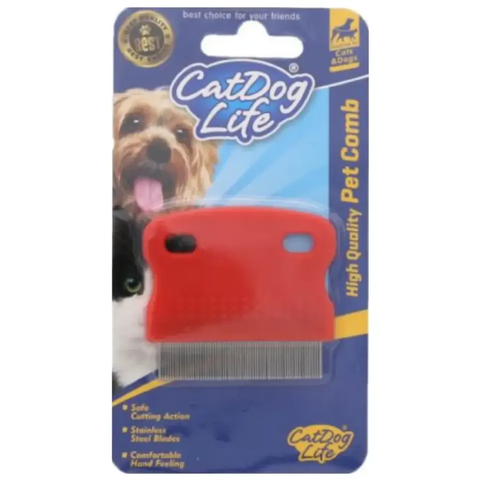 Cat Dog Life Kediler ve Köpekler İçin Bit Pire Toplayıcı Tarak