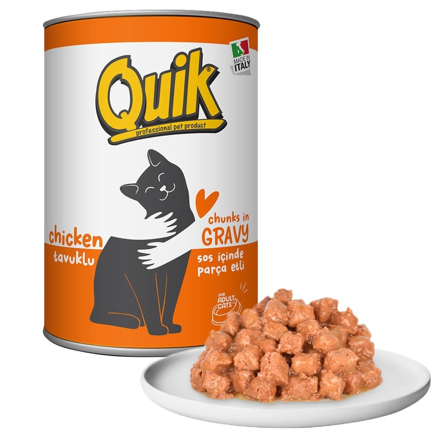 Quik Tavuklu Kedi Konservesi 415 Gr