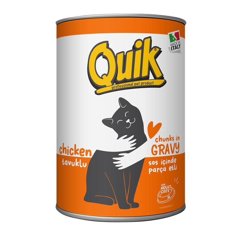 Quik Tavuklu Kedi Konservesi 415 Gr