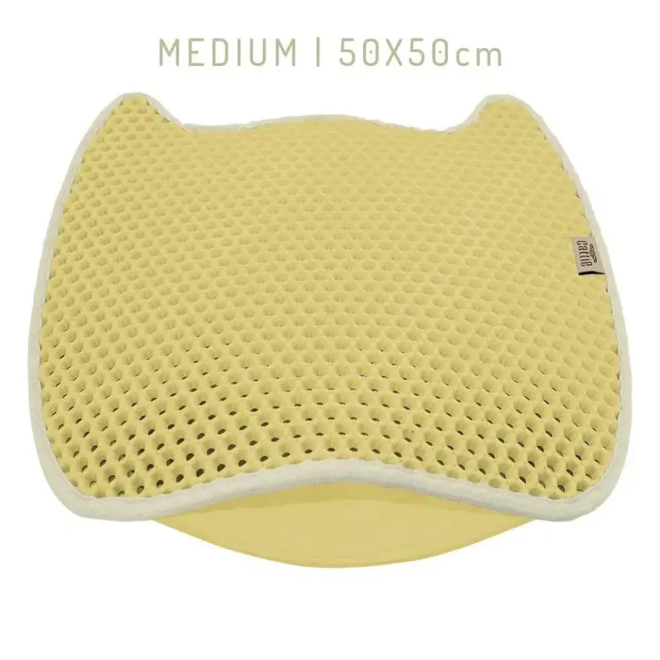 Cattie Taraklı Model Kum Toplayıcı Fonksiyonel Kedi Paspası Beige - Kedi Model M Boy 50-50cm