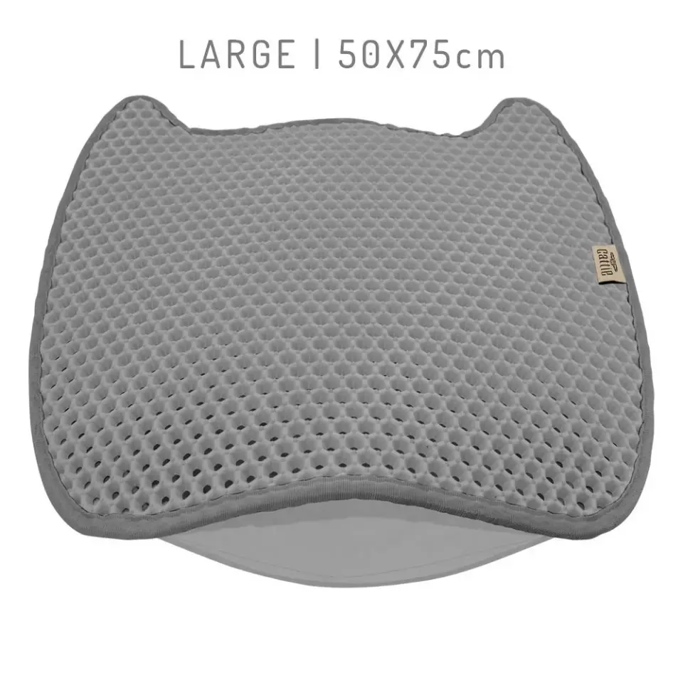 Cattie Kedi Model Kum Toplayıcı Fonksiyonel Kedi Paspası Gri 50X75Cm