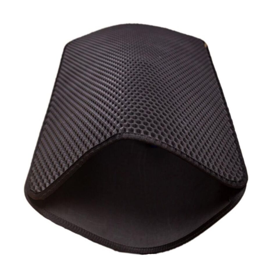 Cattie Altıgen Model Kum Toplayıcı Fonksiyonel Kedi Paspası Siyah 50×75 Cm