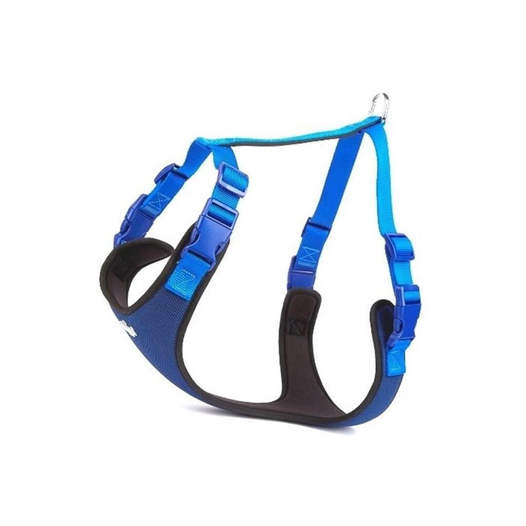 Doggie Havalı Dokuma Göğüs Tasması Royal Mavi 2,5×70-80 Cm