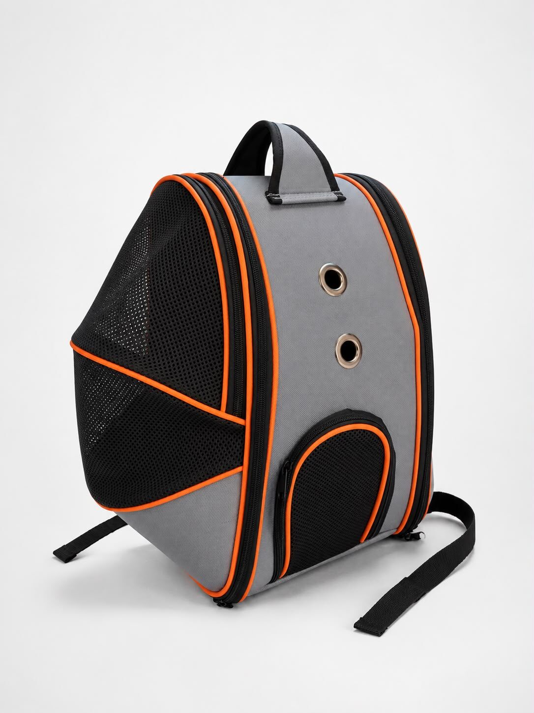 Fileli Astronot Gri Kedi Köpek Taşıma 42x33x22