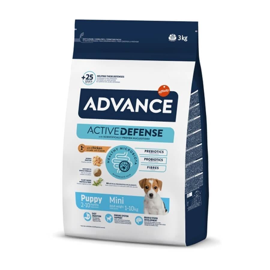Advance Puppy Protect Tavuklu Küçük Irk Hassas Yavru Köpek Maması 3 Kg