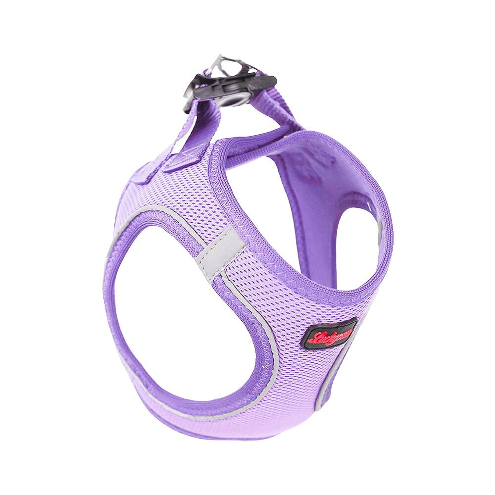 Luckypaw XLarge Lila Air-Mesh Göğüs Tasması