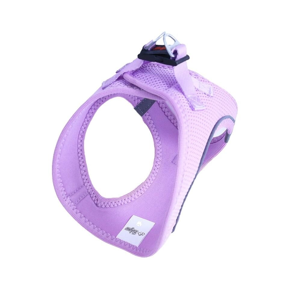 Luckypaw XLarge Lila Air-Mesh Göğüs Tasması