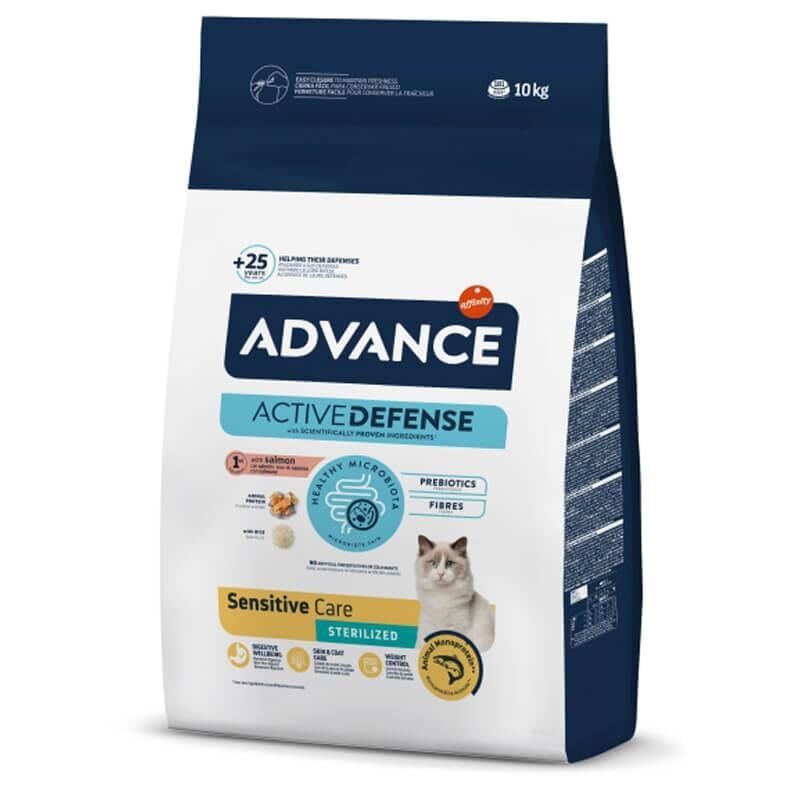 Advance Cat Sterilized Kısırlaştırılmış Somonlu Kedi Maması 10 Kg