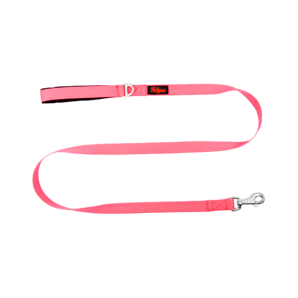 Luckypaw Neon Pembe Köpek Gezdirme Kayışı (2 x 140 cm)