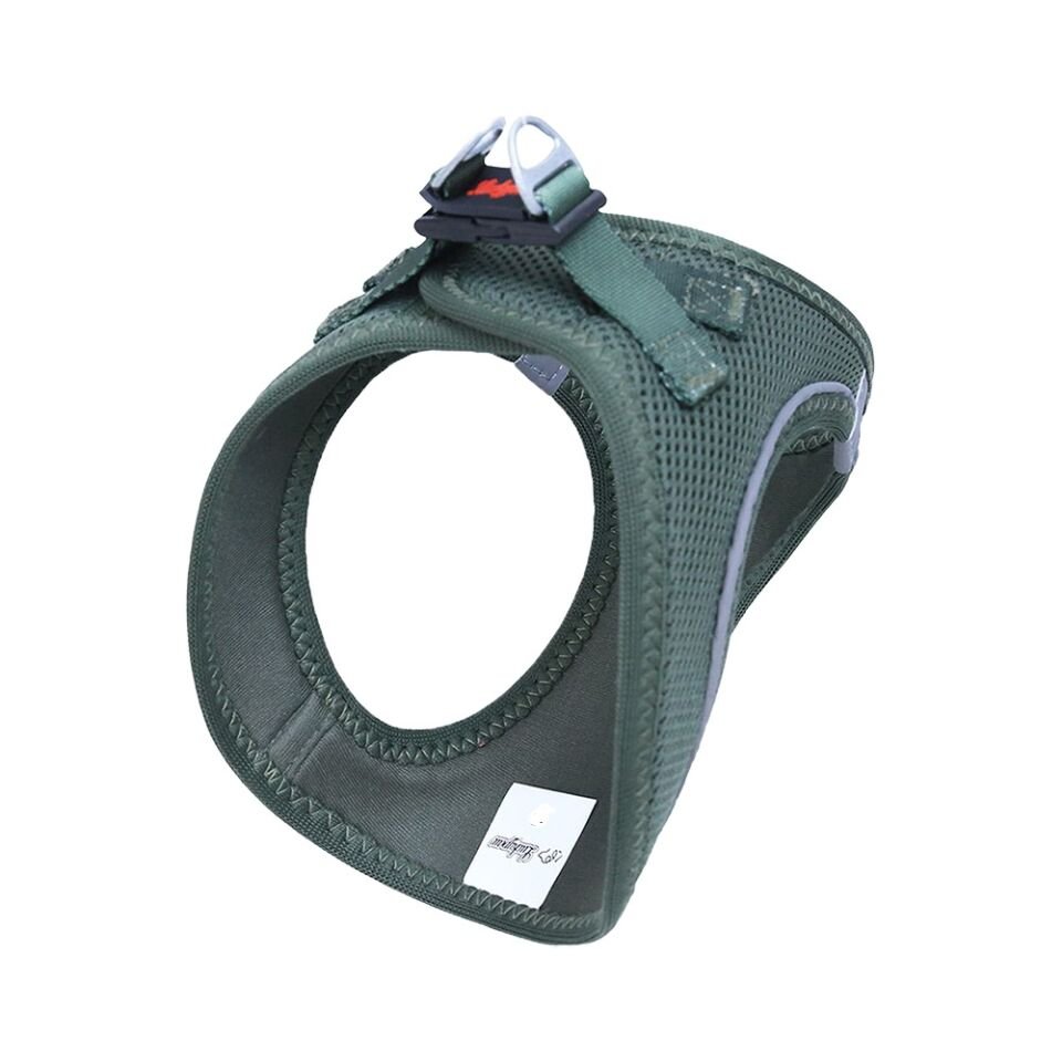 Luckypaw Large Koyu Yeşil Air-Mesh Göğüs Tasması