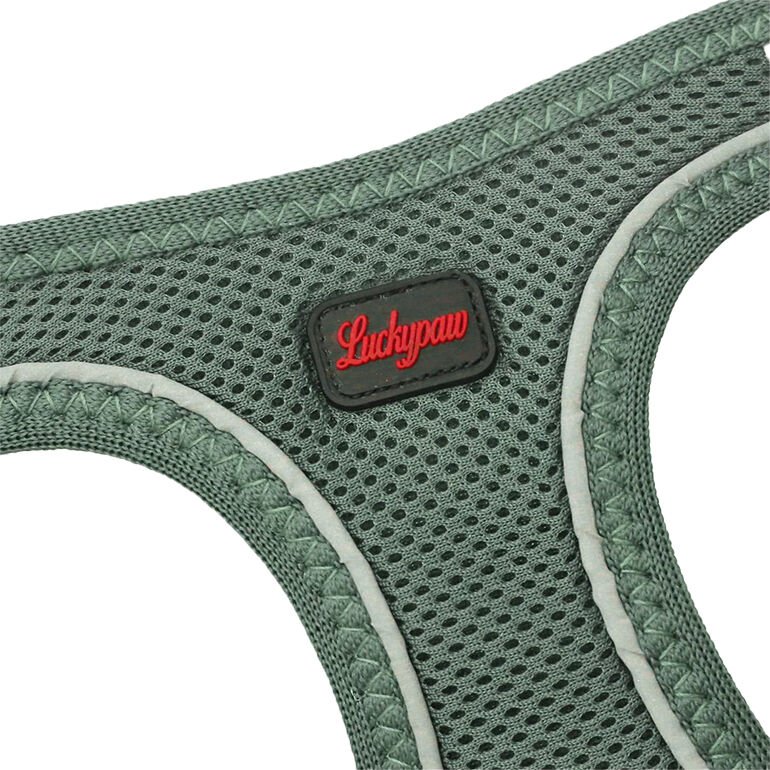 Luckypaw Large Koyu Yeşil Air-Mesh Göğüs Tasması
