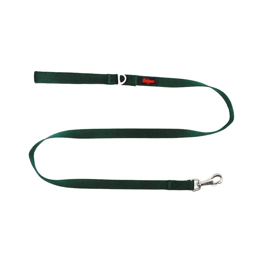 Luckypaw Koyu Yeşil Köpek Gezdirme Kayışı (2 x 140 cm)