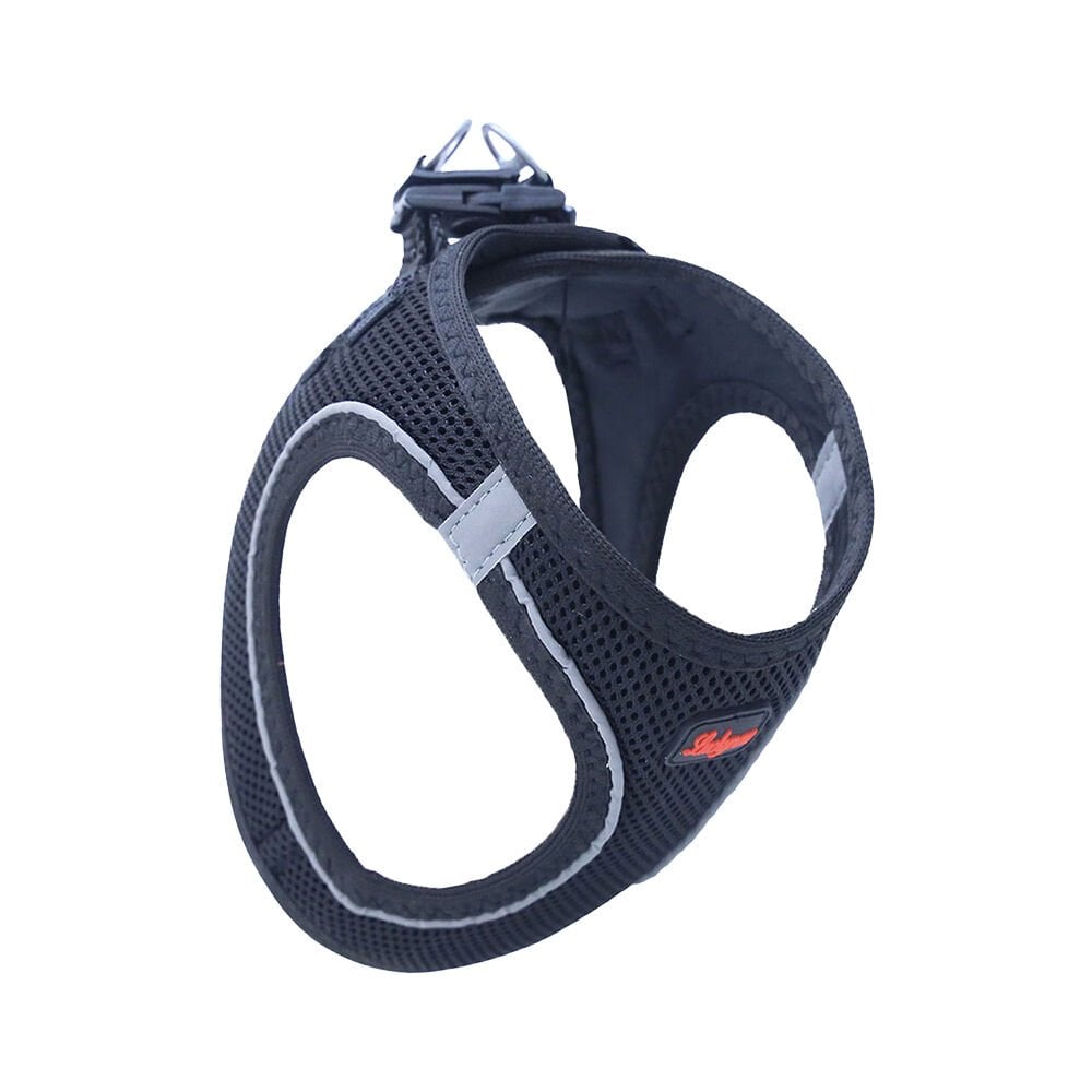 Luckypaw Small Siyah Air-Mesh Göğüs Tasması