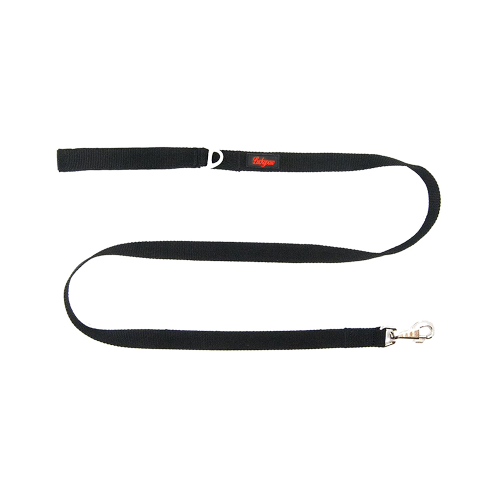 Luckypaw Siyah Köpek Gezdirme Kayışı (2 x 140 cm)