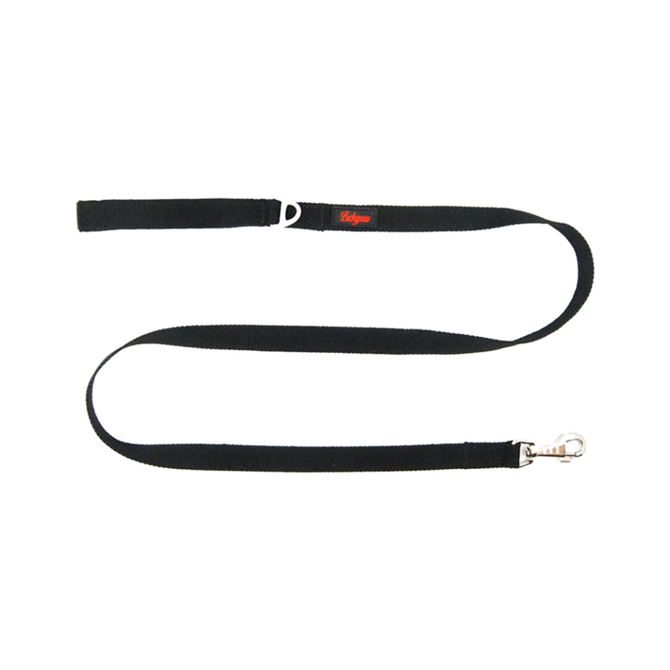 Luckypaw Siyah Köpek Gezdirme Kayışı (2 x 140 cm)