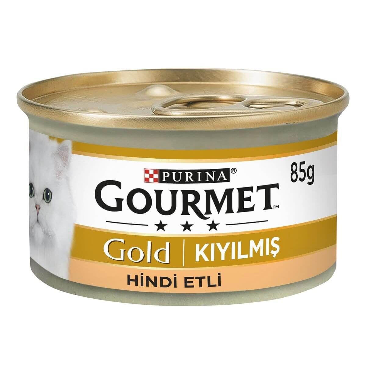 Gourmet Gold Kıyılmış Hindi Etli Kedi Konservesi 85 Gr