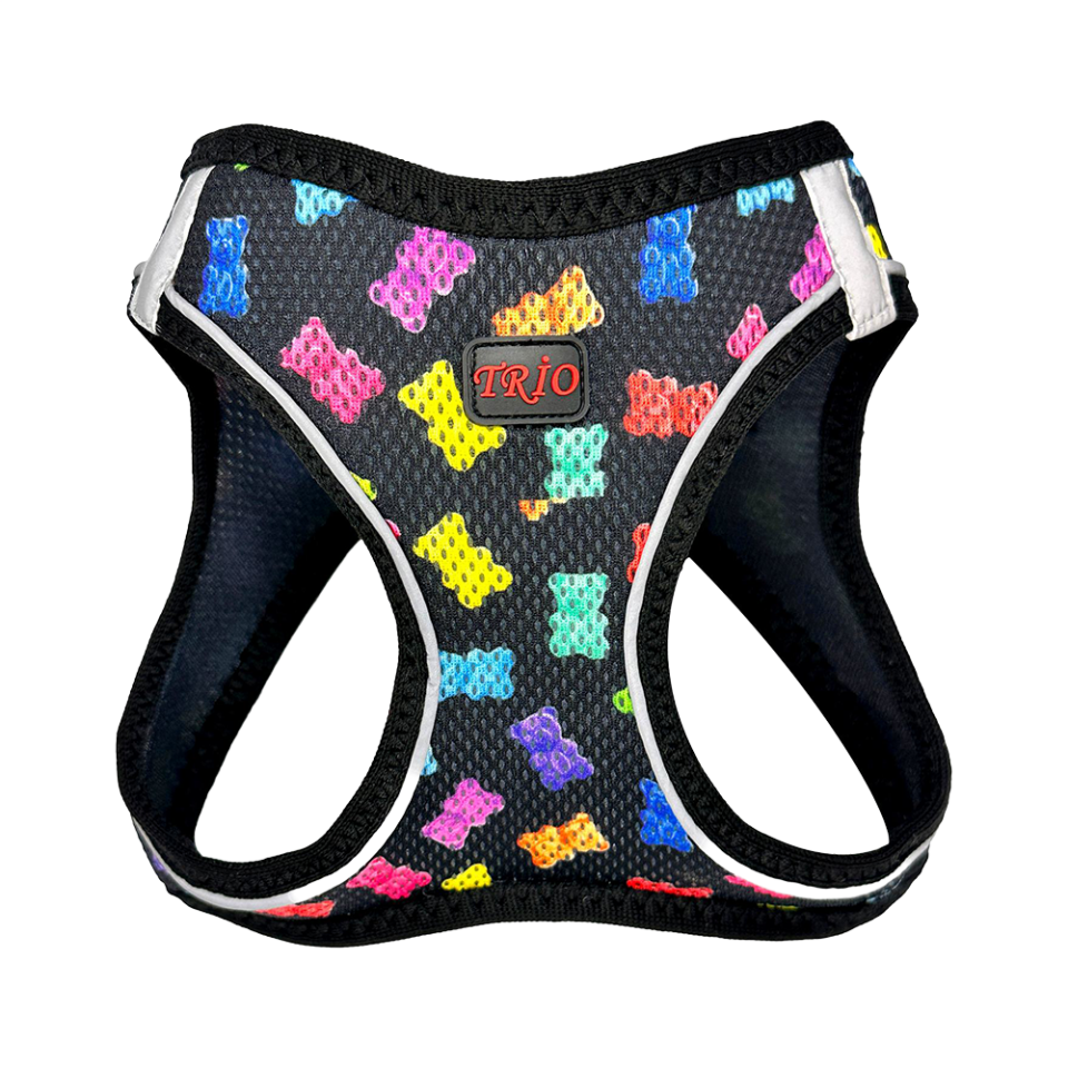 Luckypaw Air-Mesh Jellybean Kedi ve Köpek Göğüs Tasması (2XS)