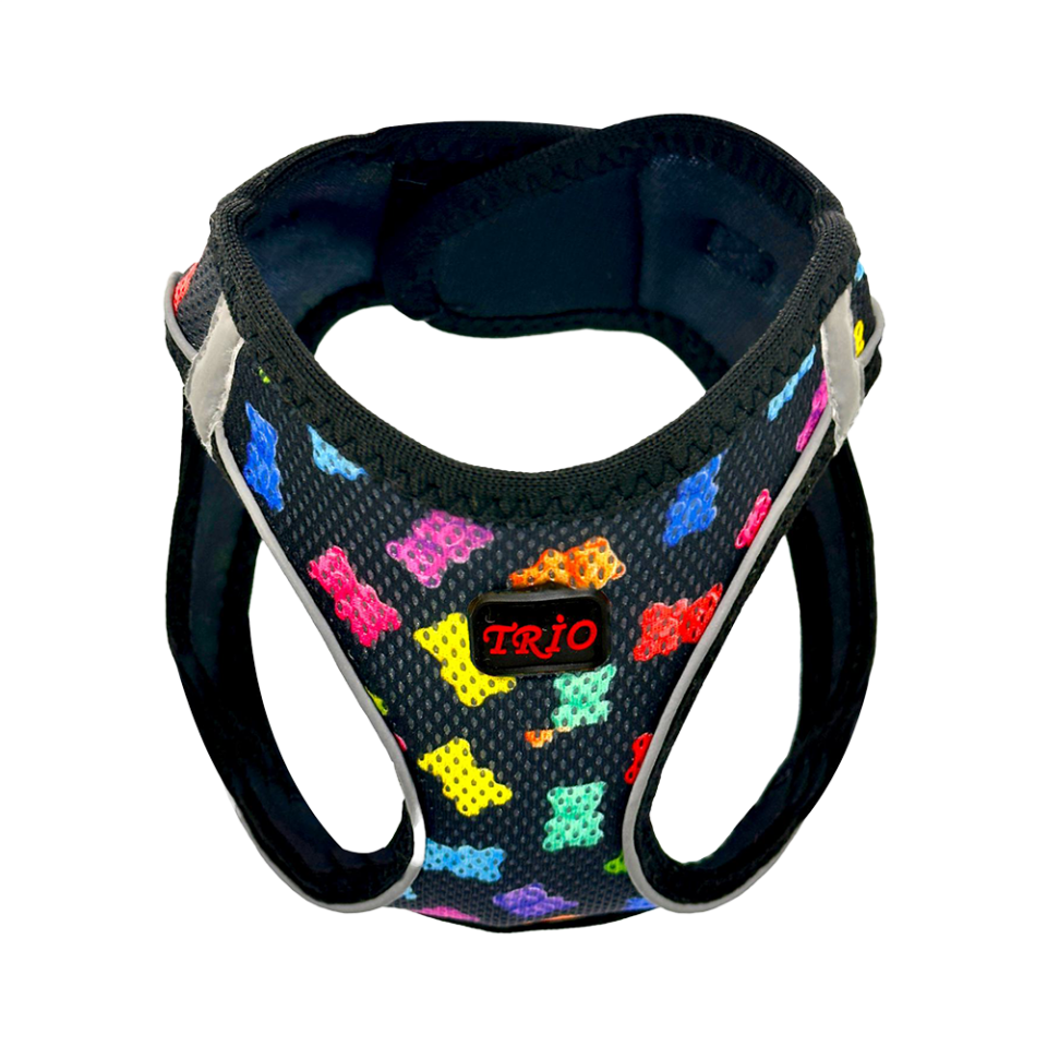 Luckypaw Air-Mesh Jellybean Kedi ve Köpek Göğüs Tasması (2XS)