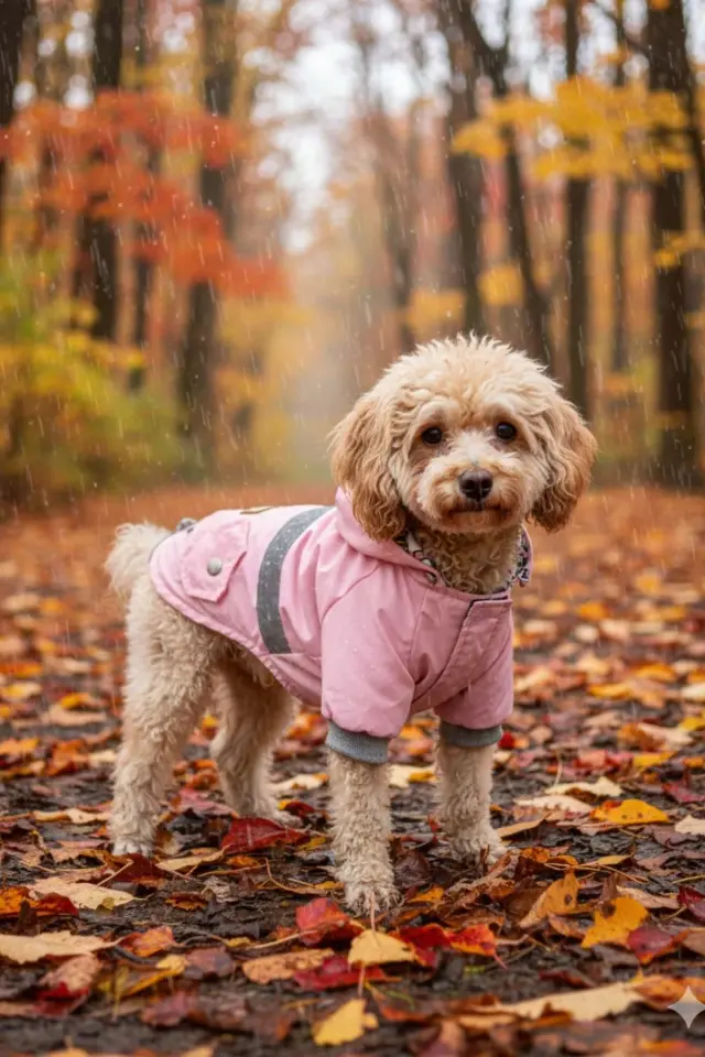 Salya Köpek Yağmurlukları, Su Geçirmez Köpek Yağmurluğu, Pembe