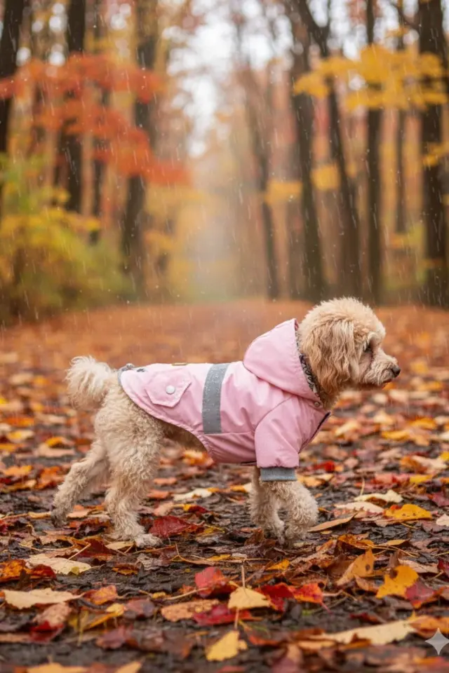 Salya Köpek Yağmurlukları, Su Geçirmez Köpek Yağmurluğu, Pembe