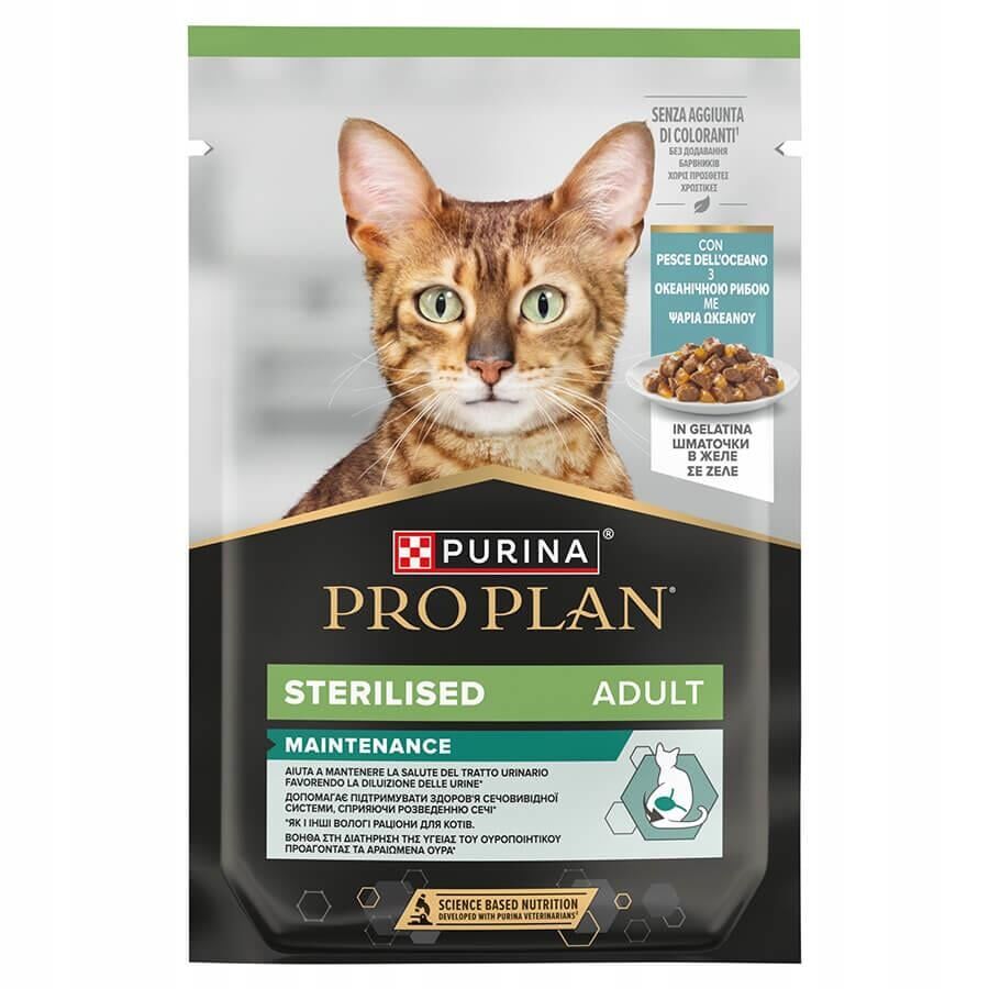Proplan Sterilised Balıklı Pouch Kedi Konservesi 85 Gr