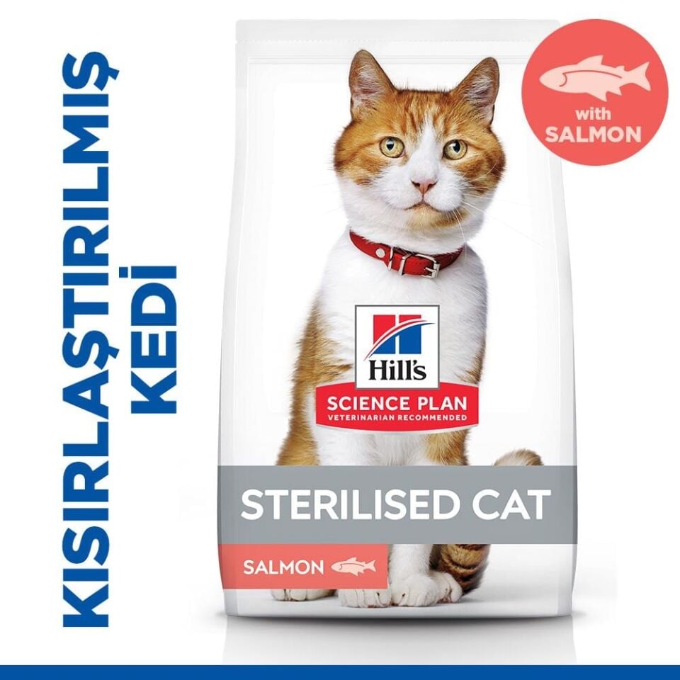 Hills Sterilised Somon Balıklı Kısırlaştırılmış Kedi Maması 3 Kg