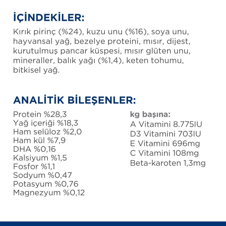 Hills Kuzulu Small & Miniature Küçük Irk Yavru Köpek Maması 1.5 Kg