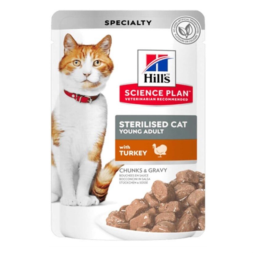 Hills Chunks & Gravy Hindili Kısır Kedi Konservesi 85 Gr 0.0 (1 Değerlendirme)
