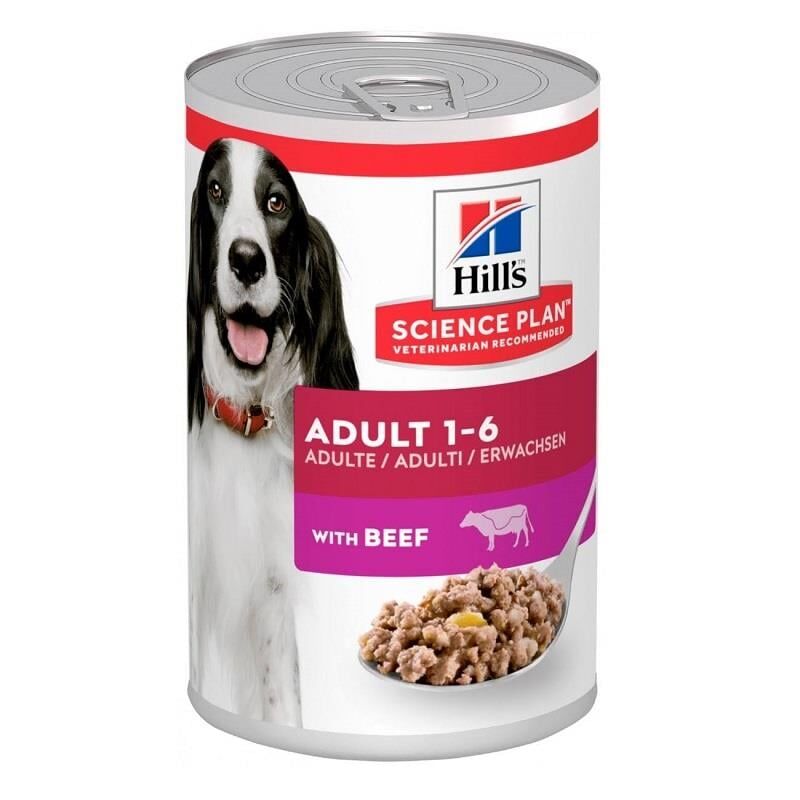 Hills Biftekli Köpek Konserve Maması 370 Gr