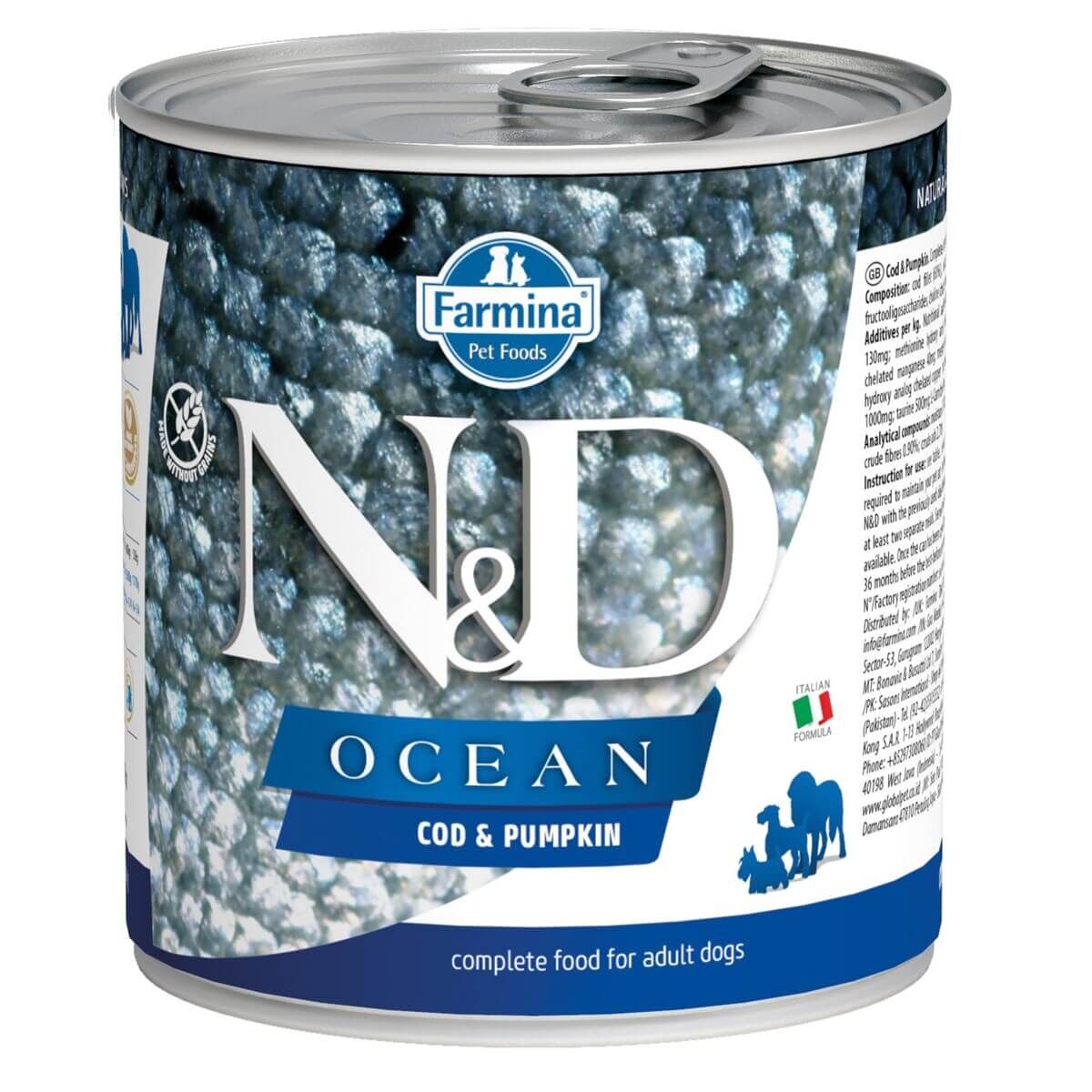 N&D Ocean Morina Balıklı Köpek Konservesi 285 GR