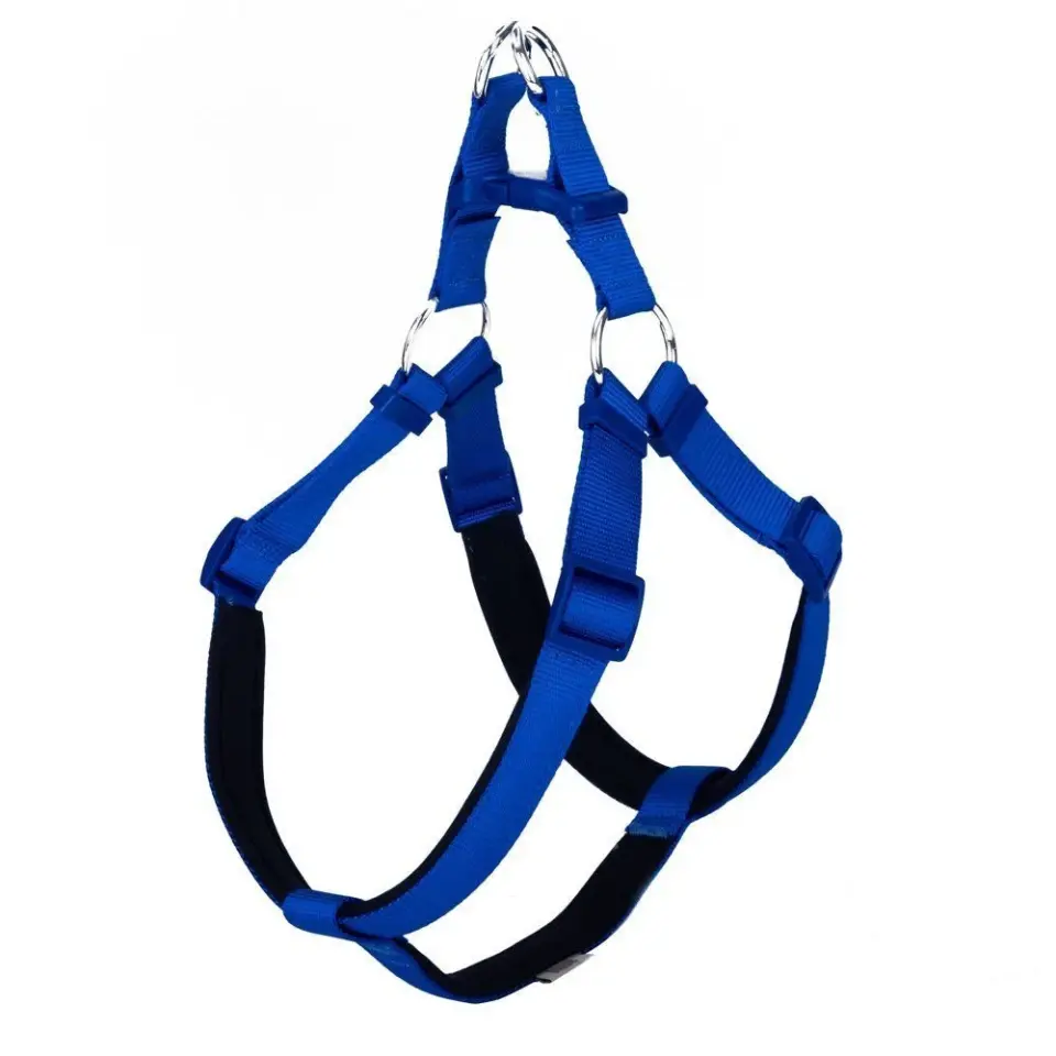 Doggie Konforlu Dokumadan El Yapımı Ronin Model Köpek Göğüs Tasması XL-2,5x65-75cm
