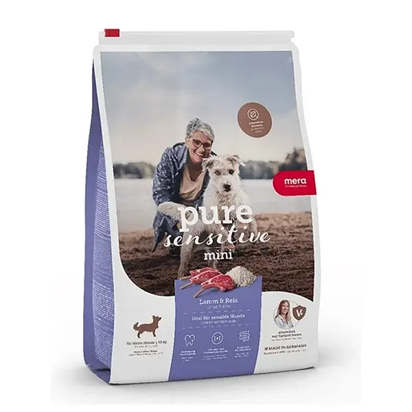Mera Pure Sensitive Kuzulu Mini Yetişkin Köpek Maması 4 KG