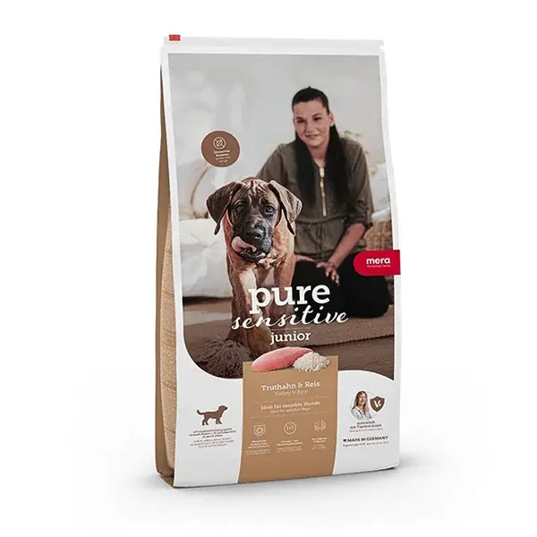 Mera Pure Sensitive Junior Hindili Yavru Köpek Maması 4 KG