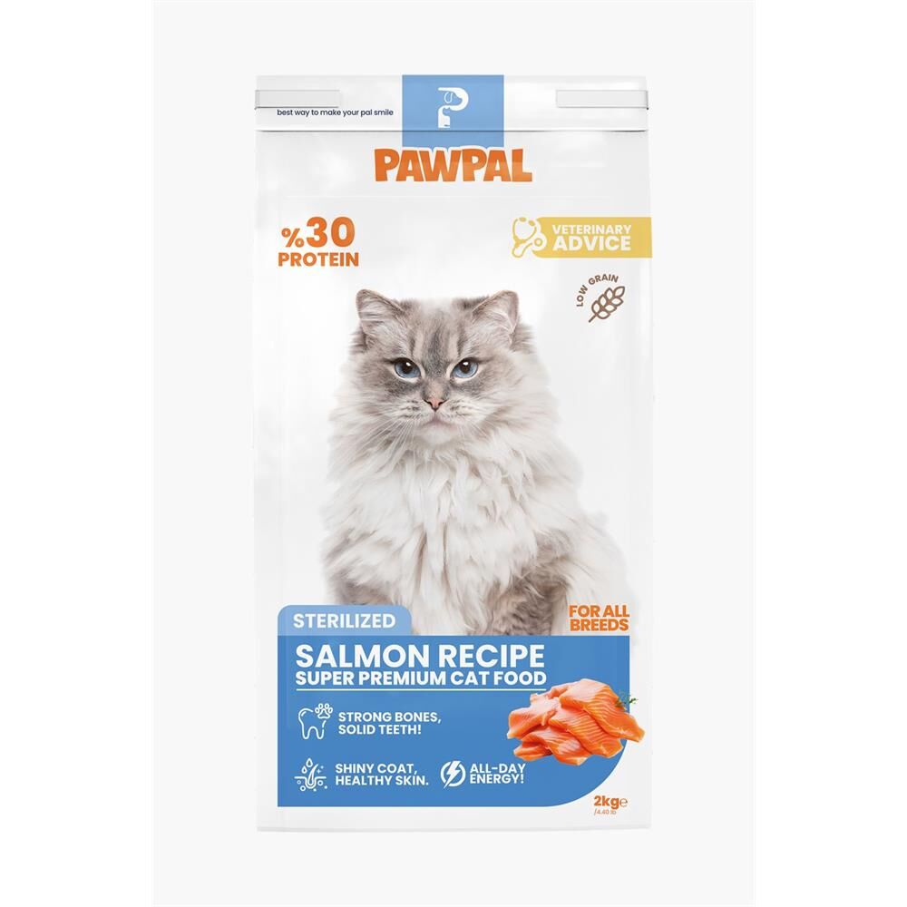 Pawpal Kısırlaştırılmış Somonlu Kedi Maması 2 KG