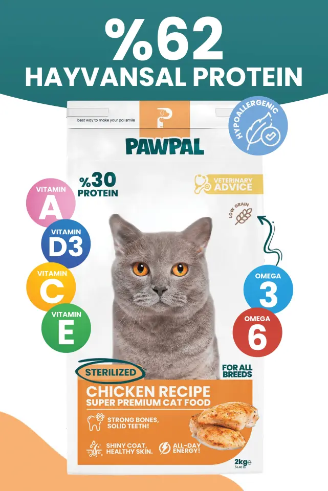 Tavuklu Kısır Yetişkin Kedi Maması 2 KG