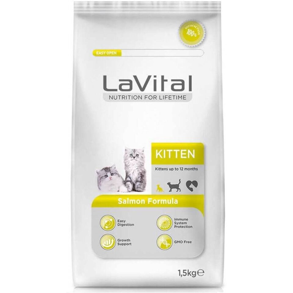La Vital Kitten Somonlu Yavru Kedi Maması 1.5 Kg