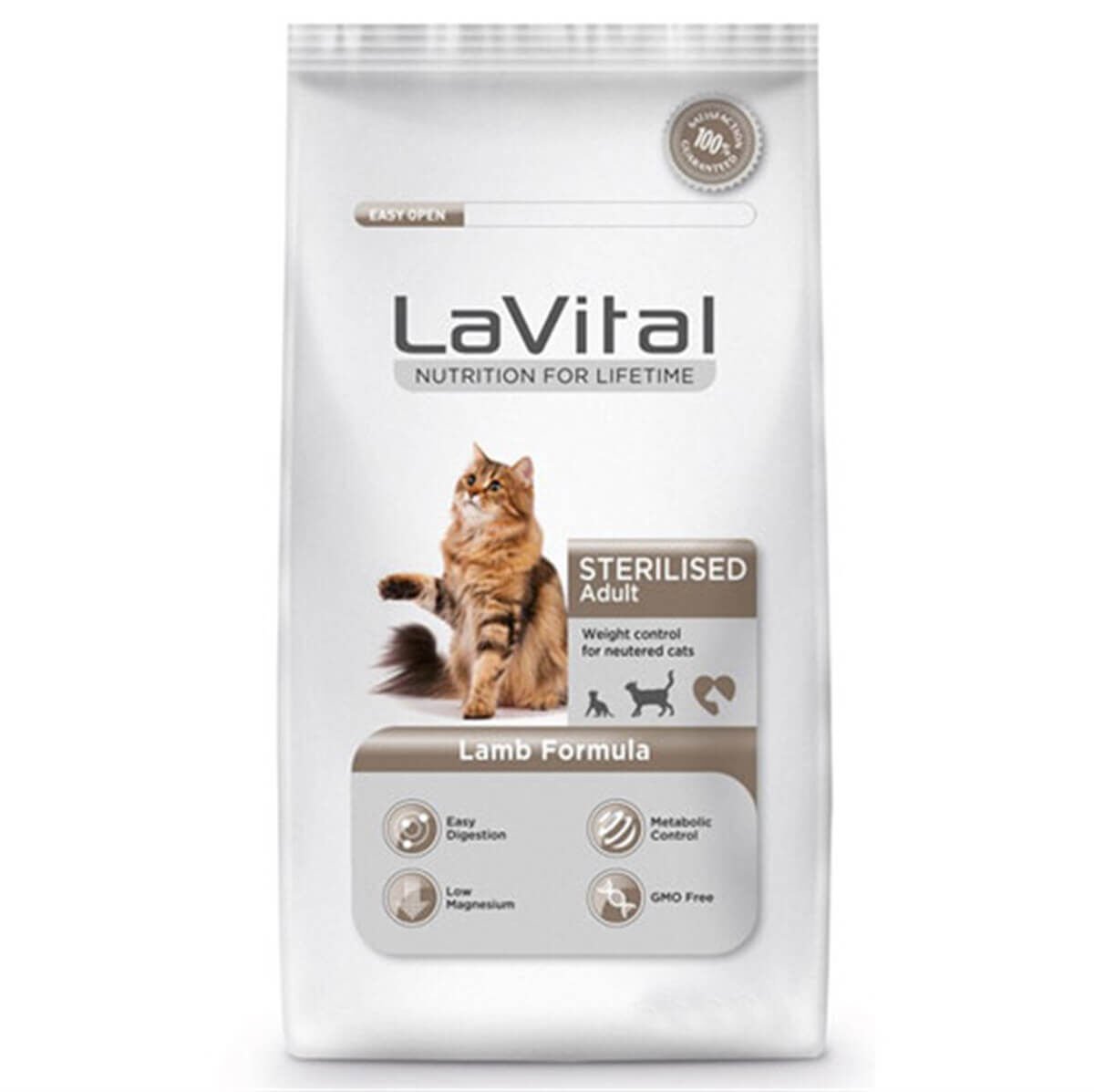 La Vital Kuzulu Kısırlaştırılmış Kedi Maması 1.5 Kg