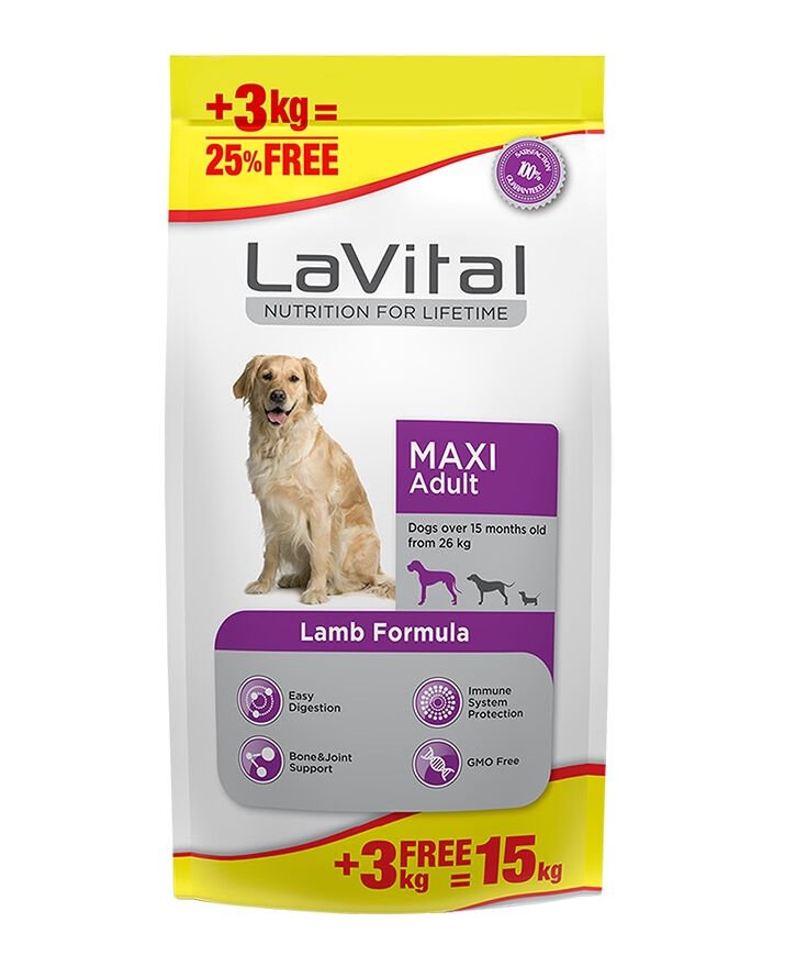 La Vital Kuzulu Maxi Adult Köpek Maması 15 Kg