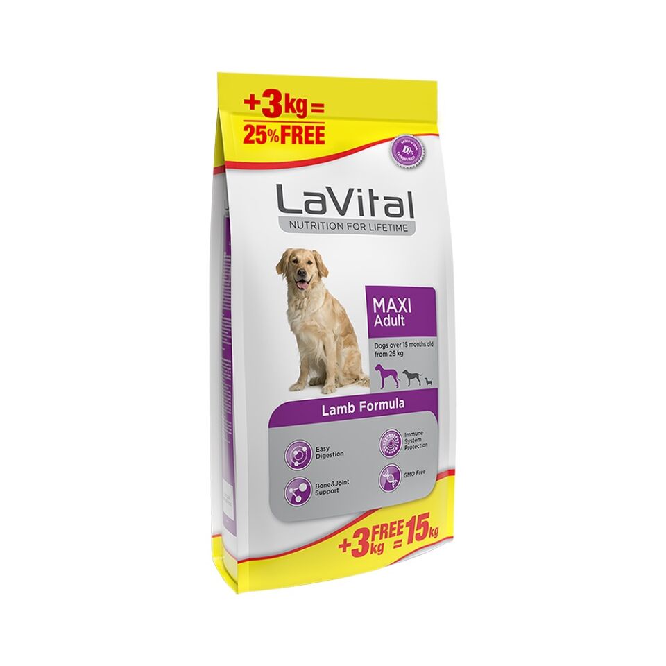 La Vital Kuzulu Maxi Adult Köpek Maması 15 Kg