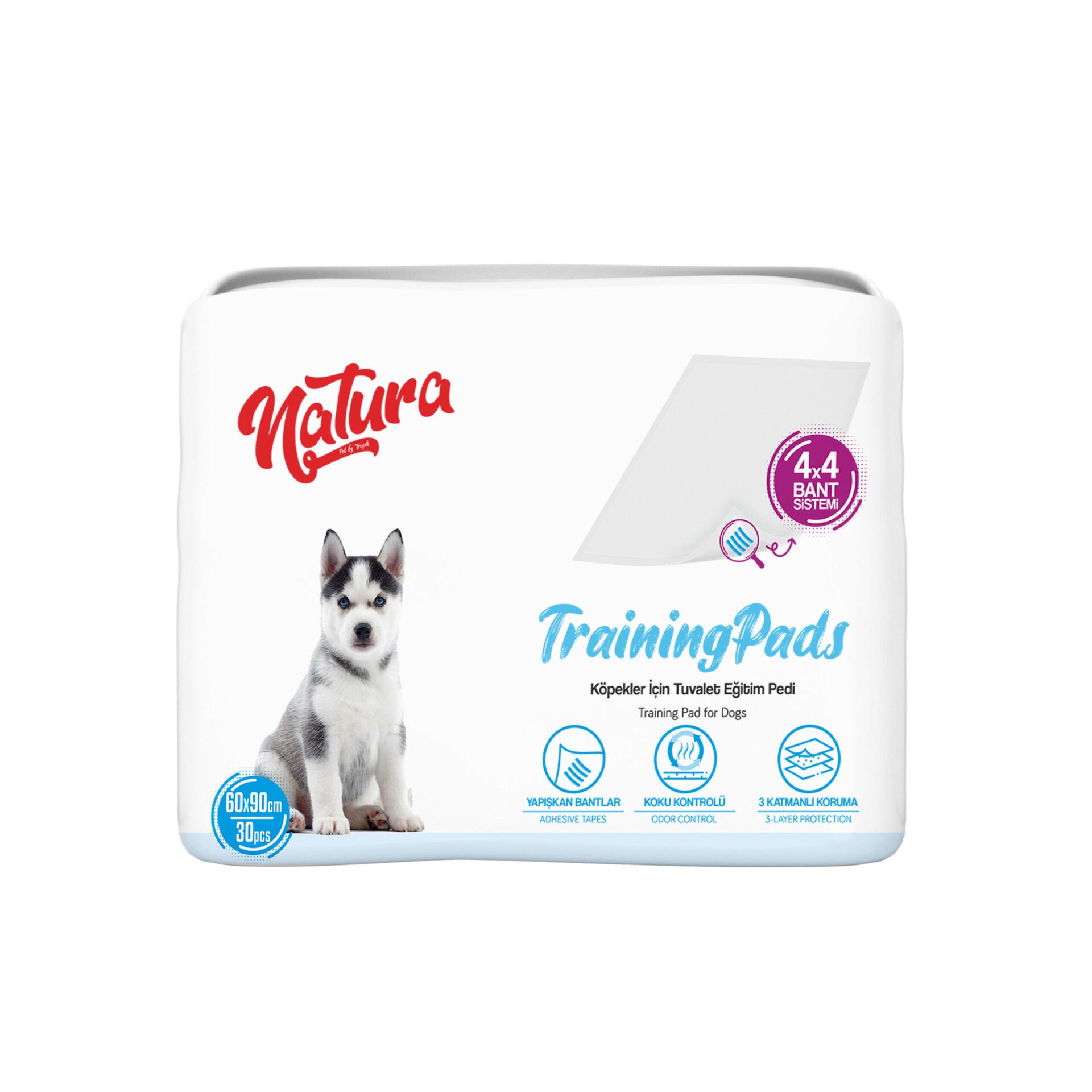 Natura Training Pads Tuvalet Eğitim Pedi 60×90 30lu