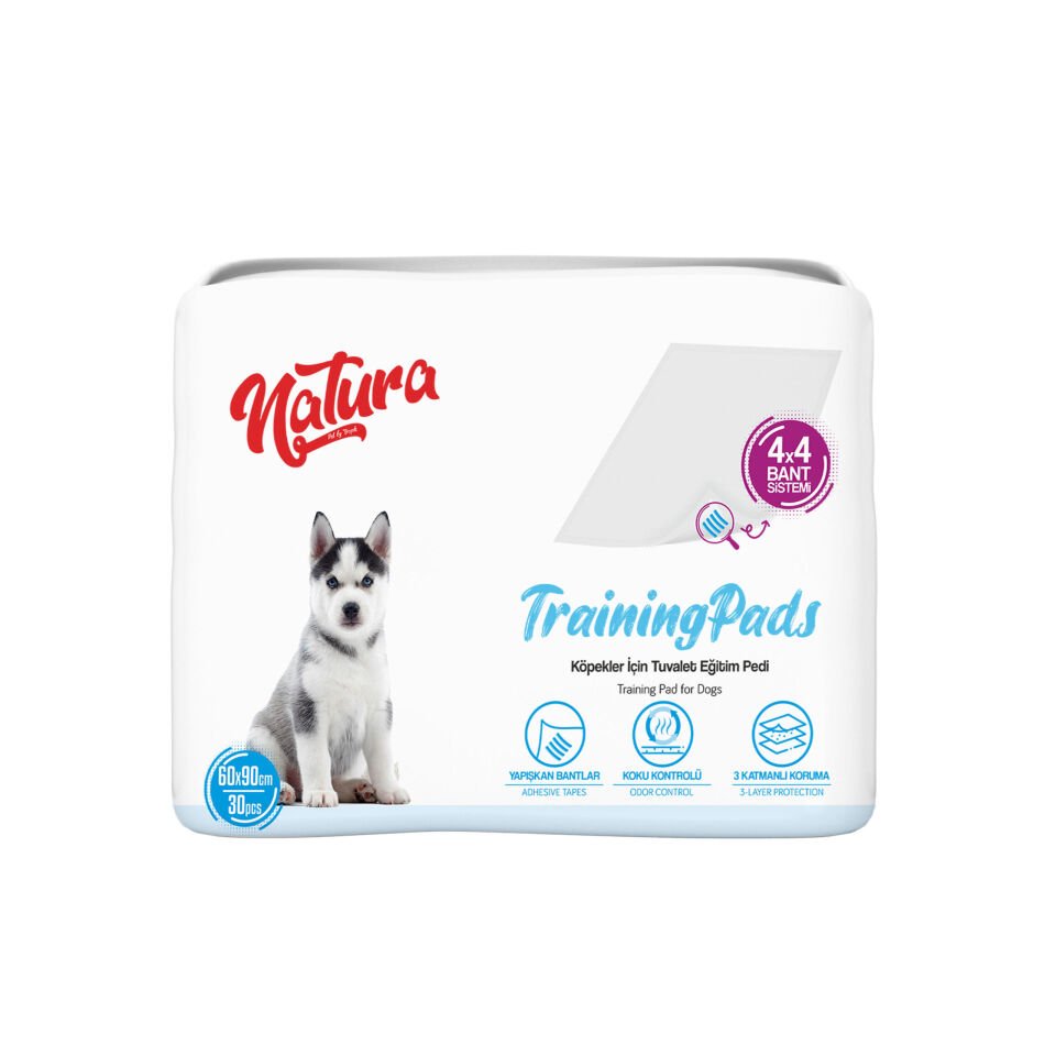 Natura Training Pads Tuvalet Eğitim Pedi 60×90 30lu