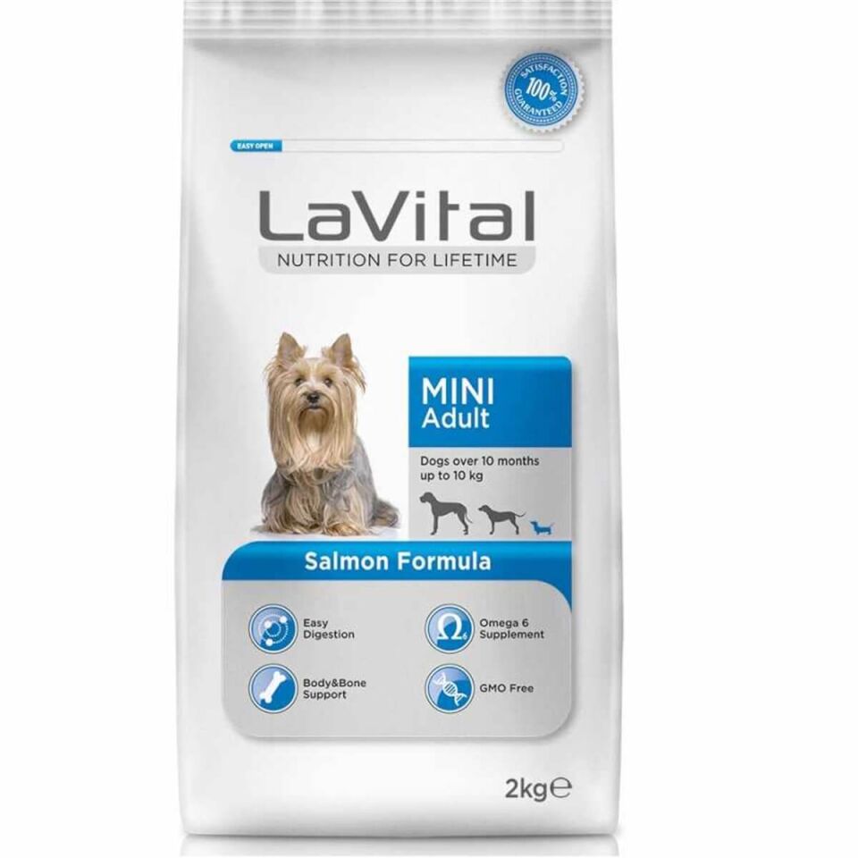 La Vital Somonlu Mini Yetişkin Köpek Maması 1.5 Kg